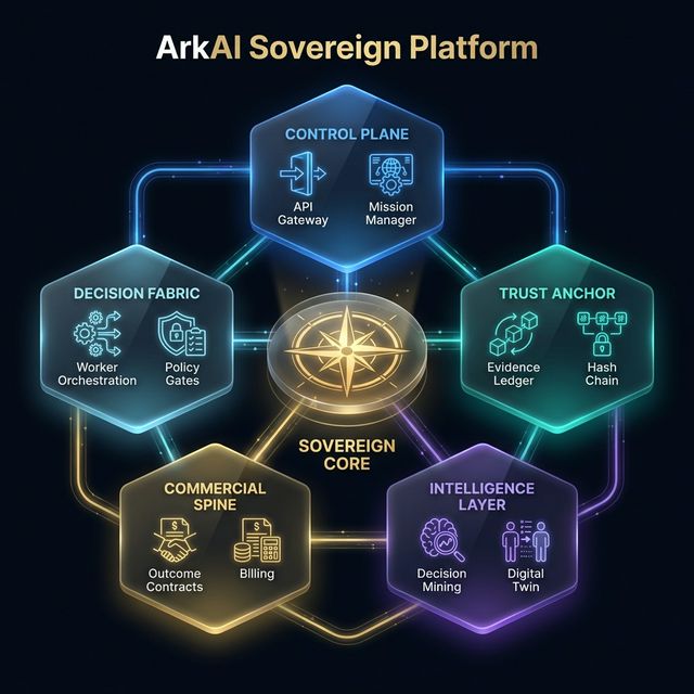 Figure: ArkAI Sovereign Platform Architecture